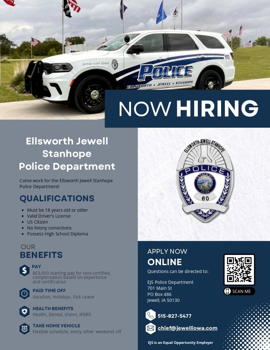 Now Hiring EJS Officer